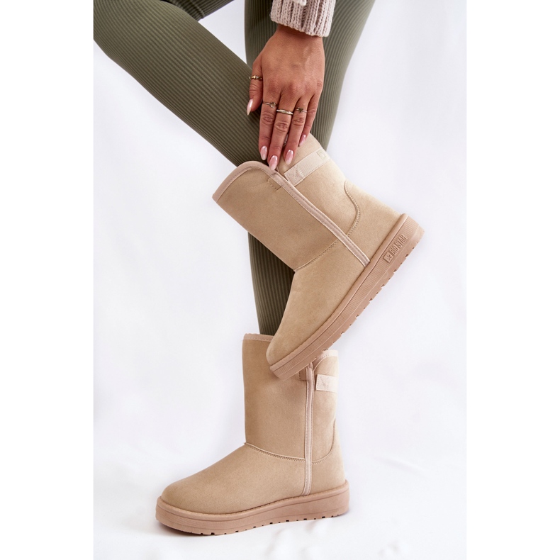 Stivali da neve alti da donna Big Star KK274617 Beige chiaro 1