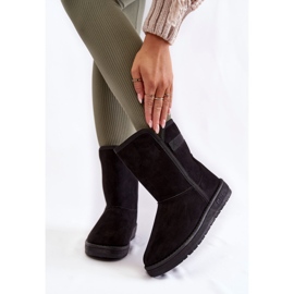 Stivali da neve alti da donna Big Star KK274618 neri nero 2