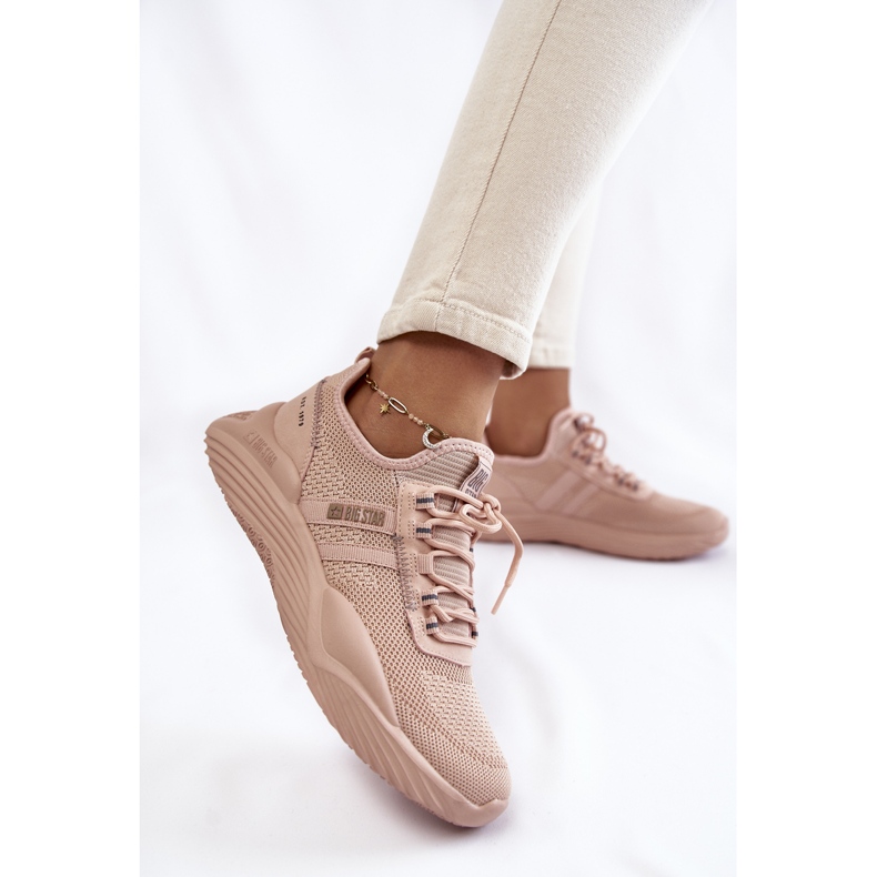 Sneakers da donna Memory Foam System Big Star KK274348 Rosa 2