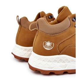 BM Calde scarpe da trekking da uomo Trappers Camel Otto marrone 1