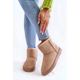 Stivali da neve isolanti da donna, beige chiaro 1