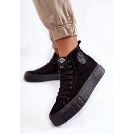 Sneakers alte nere Lee Cooper LCJ-22-31-1432L nero 1