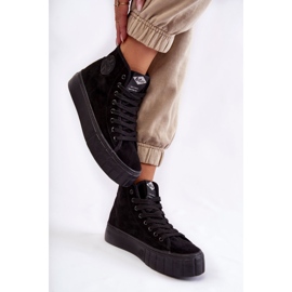 Sneakers alte nere Lee Cooper LCJ-22-31-1432L nero 2