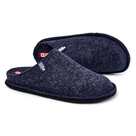 Pantofole da uomo classiche Big Star KK176004 blu navy 1