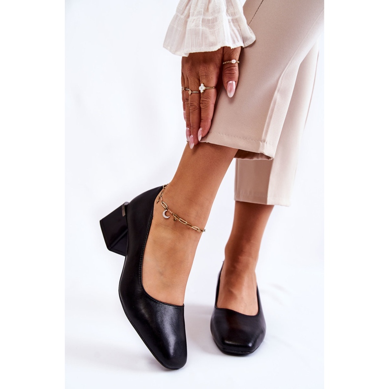 Décolleté in pelle La.Fi 230034B-QN Nero 1
