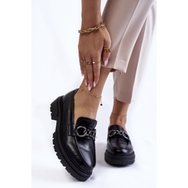 Mocassini da donna Mocassini in pelle La.Fi Black Willows nero 1