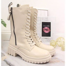 Stivali isolanti in pelle Artiker W HBH38B beige 1