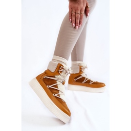 PL4 Doposci da donna La.Fi 280072Y-QN Camel marrone 2