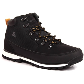Scarpa in pelle da uomo nera Vandal Bustagrip nero 1