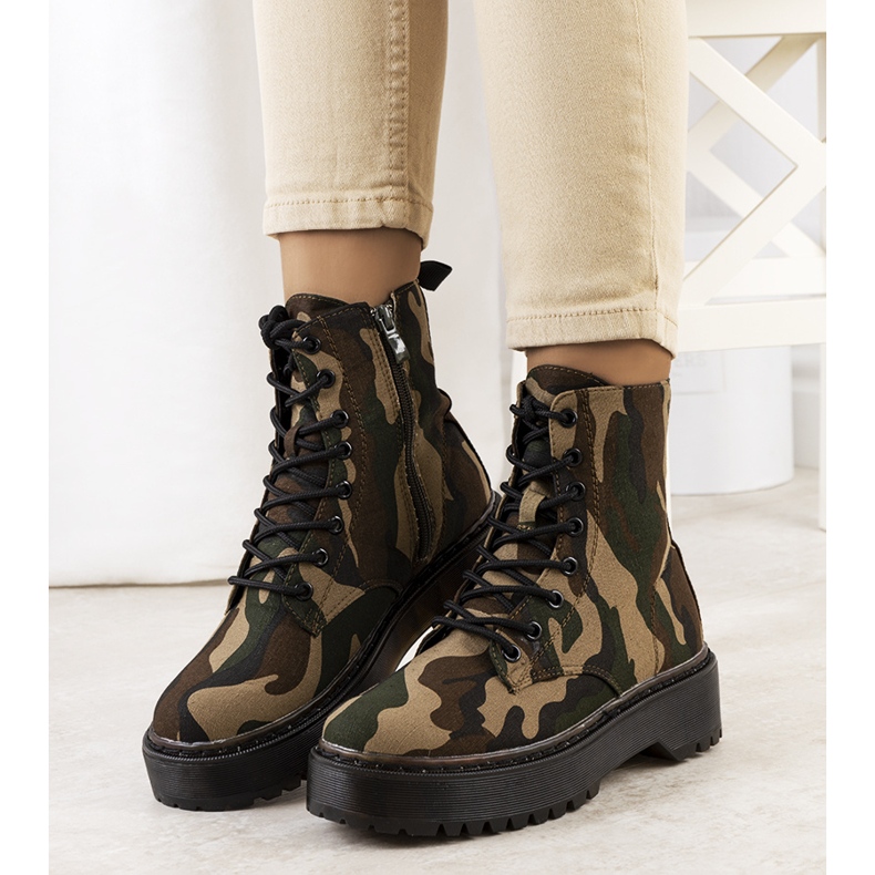 PA1 Cacciatori militari verde Lanita marrone 1
