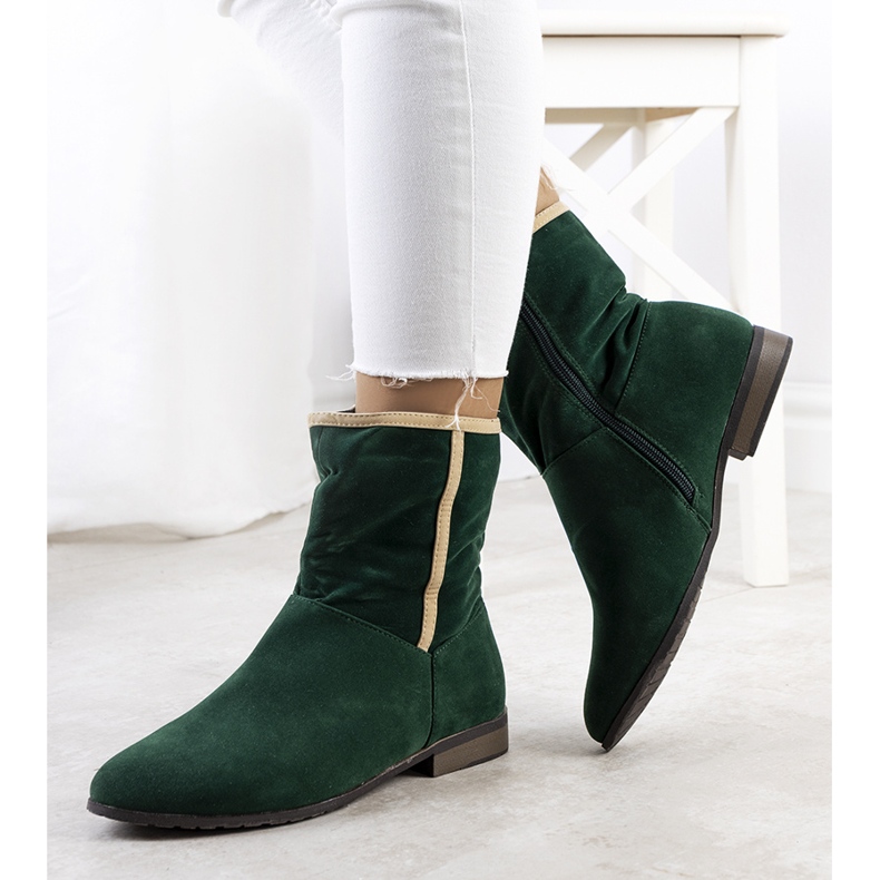 PA1 Stivali classici di Lersey verdi beige verde 1