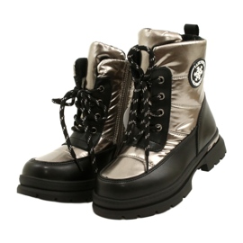Stivali da neve per ragazze evento 22dz23-5258 Pepter nero 2