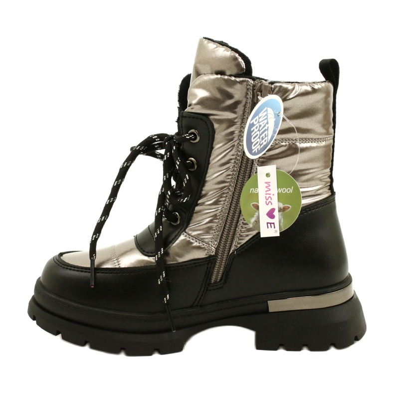 Stivali da neve per ragazze evento 22dz23-5258 Pepter nero 1