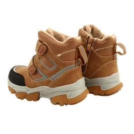 News Stivali Trappers Con Velcro Camel Novità 22DZ23-5251 beige giallo 3