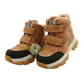 News Stivali Trappers Con Velcro Camel Novità 22DZ23-5251 beige giallo 2