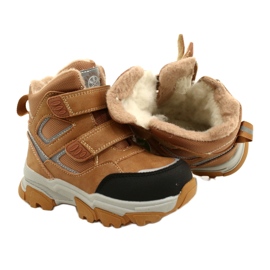 News Stivali Trappers Con Velcro Camel Novità 22DZ23-5251 beige giallo 4