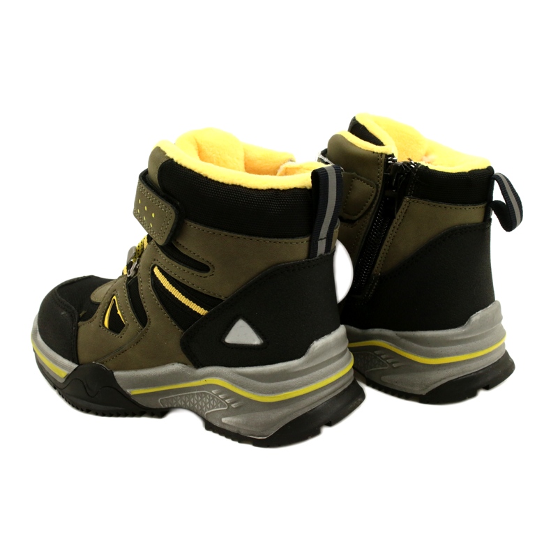 Stivali per bambini Stivali isolati Khaki News 22DZ23-5259 verde 3