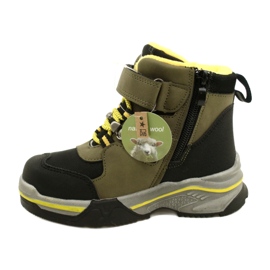 Stivali per bambini Stivali isolati Khaki News 22DZ23-5259 verde 1