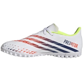 Scarpe da calcio Adidas Predator Edge.4 Tf M GV8526 bianca bianca 1