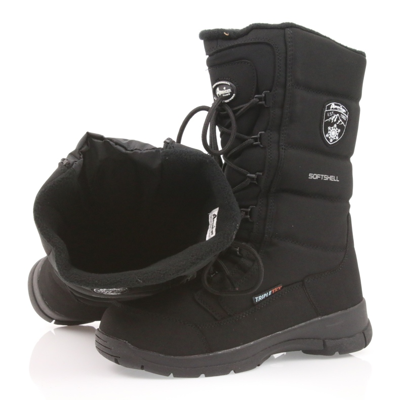 American Club American Children's Softshell Boots con membrana nera SN12/22 nero 4