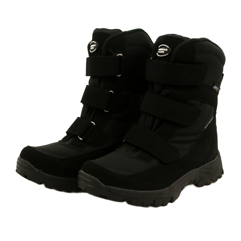 American Club Stivali Softshell Riscaldati Con Velcro SN05/22 Nero 2