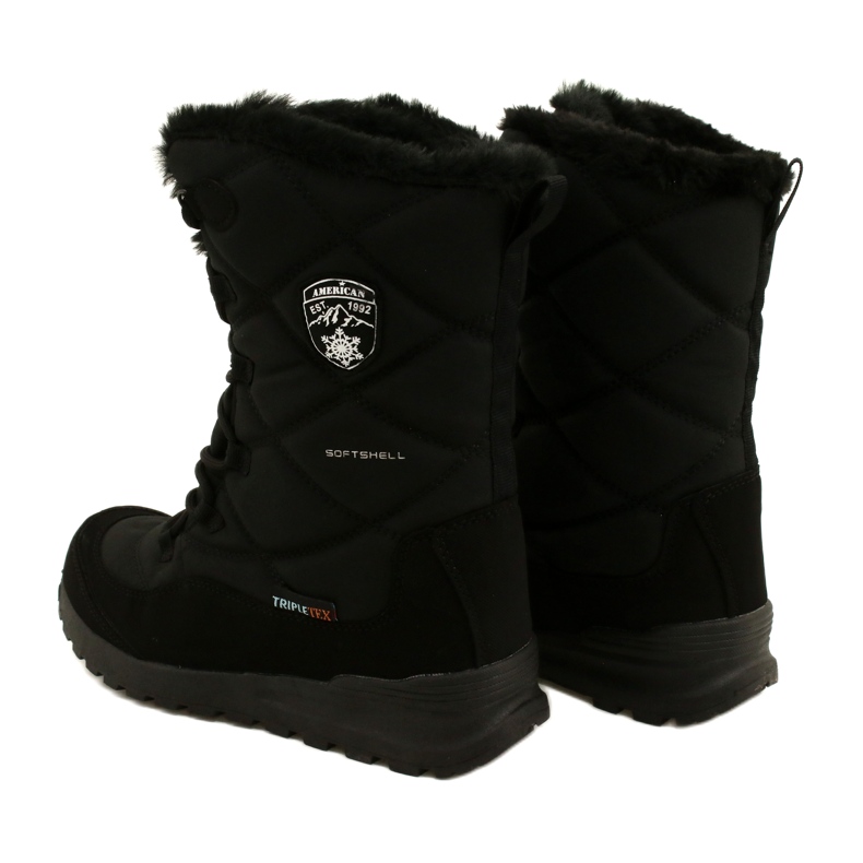 Doposci impermeabili in Softshell con membrana American Club SN21/22, colore nero 3
