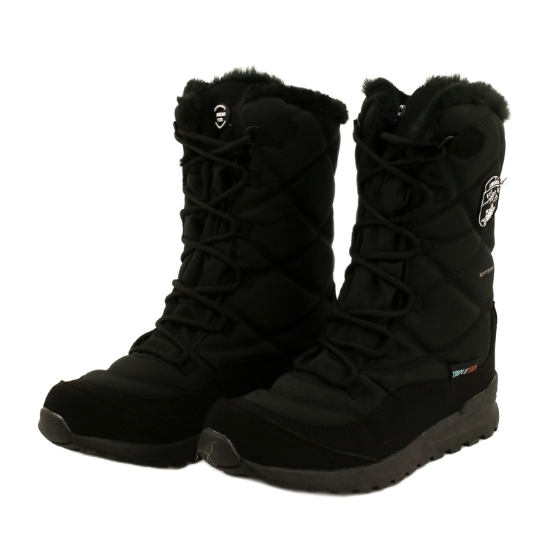 Doposci impermeabili in Softshell con membrana American Club SN21/22, colore nero 2