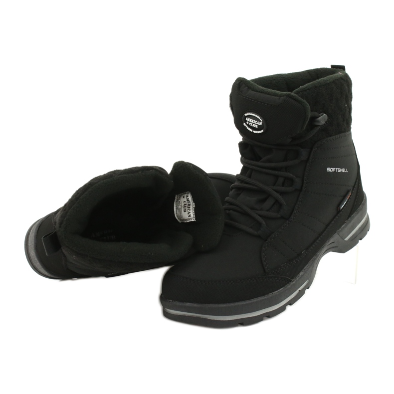 Doposci softshell con membrana American Club SN02/22 nero 1