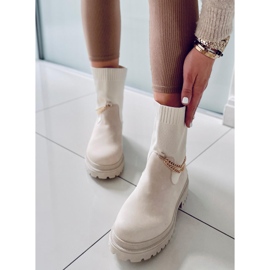 PA1 Stivali con tomaia flessibile Jesse Beige 1