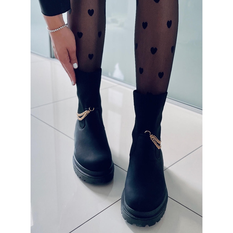 PA1 Stivali con tomaia flessibile Jesse Black nero 1