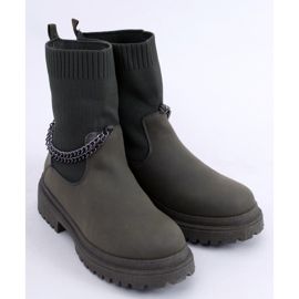 PA1 Stivali con tomaia flessibile Jesse Blackish Green verde 2