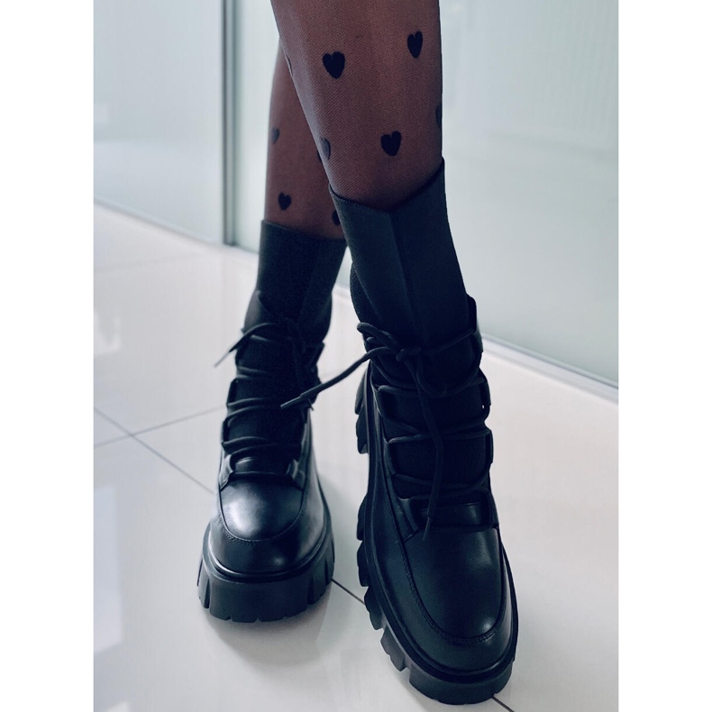PA1 Stivali con tomaia flessibile Thicke Black nero 1