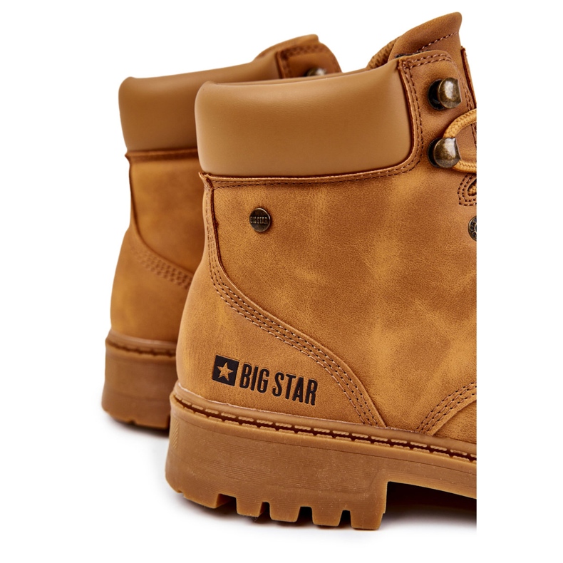 Trappers da uomo Memory Foam Big Star KK174207 Camel multicolore giallo 1