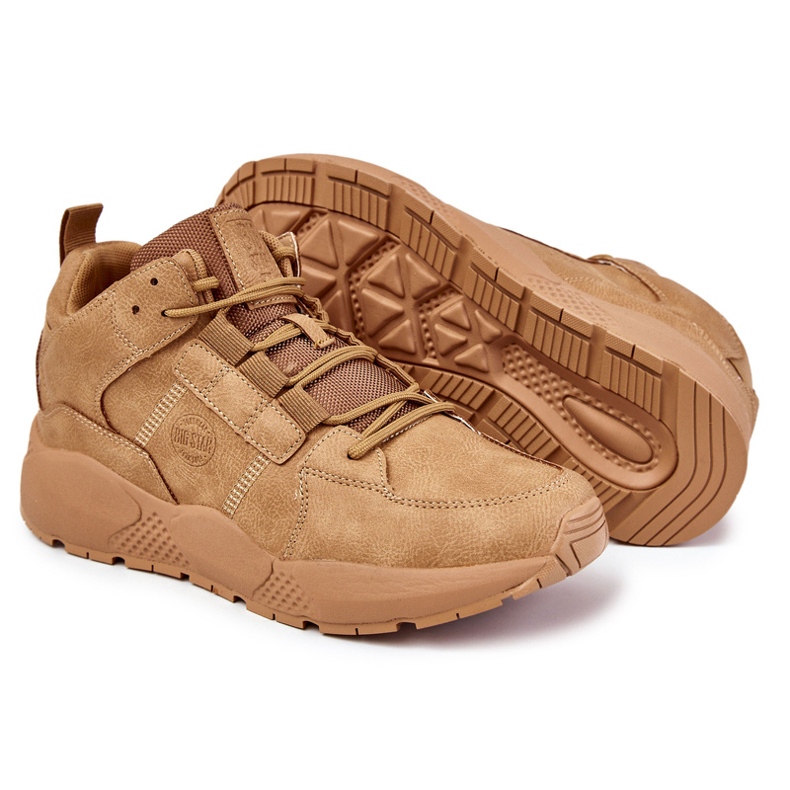 Sneakers da uomo Scarpe sportive Big Star KK174248 Camel beige 1