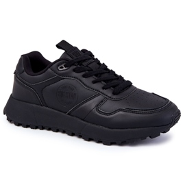 Scarpe sportive classiche da uomo Memory Foam Big Star KK174232 nero 1