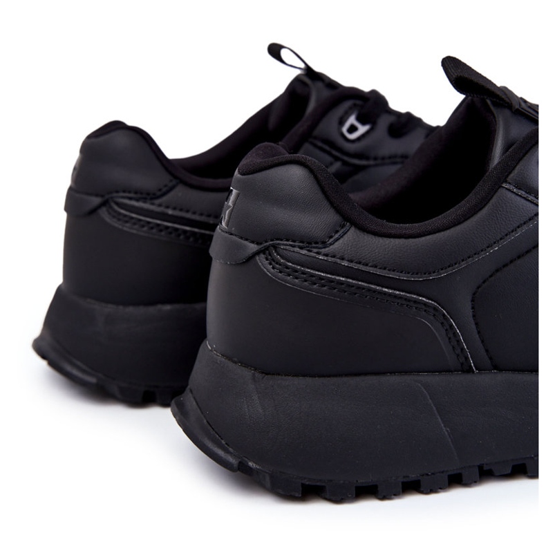 Scarpe sportive classiche da uomo Memory Foam Big Star KK174232 nero 2