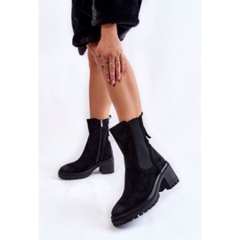 Vinceza Stivali Da Donna In Pelle Scamosciata Con Cerniera Nera Liris nero 2