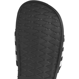 Ciabatte Adidas Adilette Cloudfoam Ultra Stripes W S80420 bianca nero 1