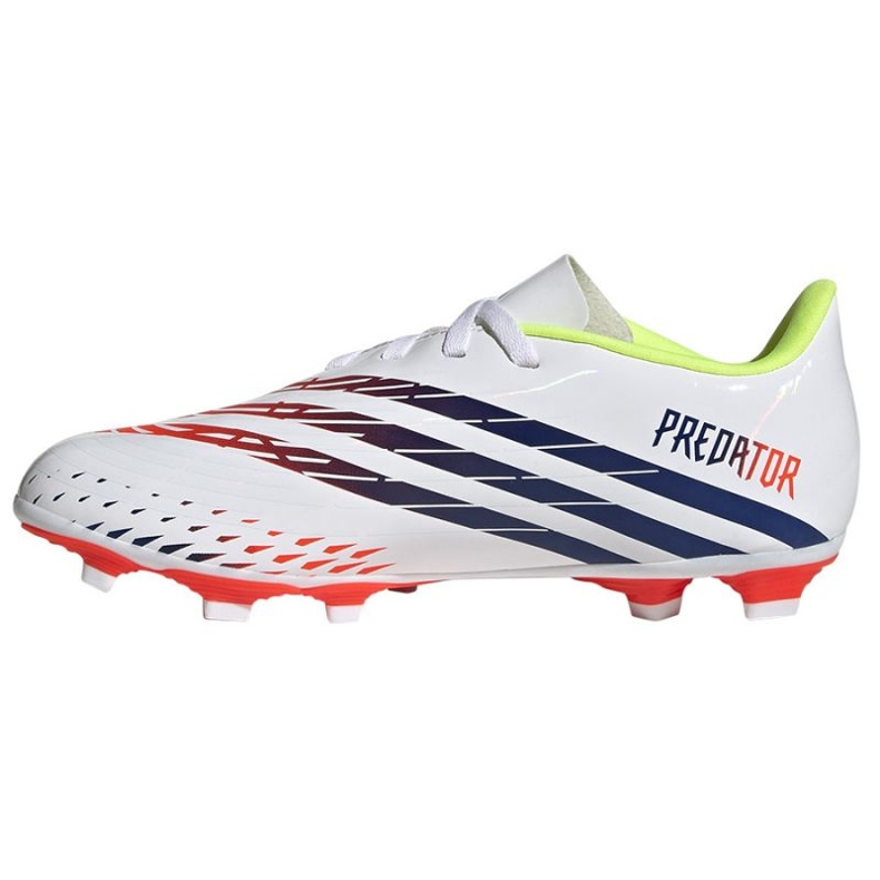 Scarpe da calcio Adidas Predator Edge.4 FxG GW0968 bianca bianca 1
