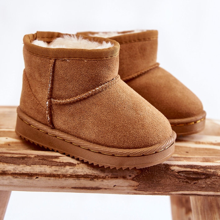 Stivali da neve caldi per bambini Camel Gooby marrone 1