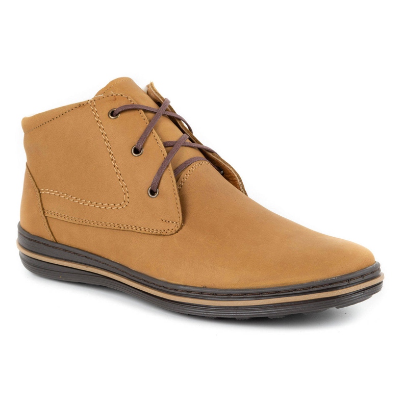 Polbut 339 scarpe rosse da uomo marrone arancia 2