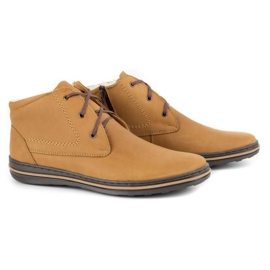 Polbut 339 scarpe rosse da uomo marrone arancia 3