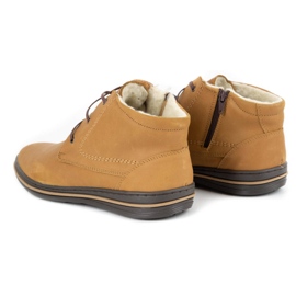 Polbut 339 scarpe rosse da uomo marrone arancia 4