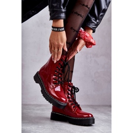 S.Barski Stivali da donna rossi Kognito HY56 rosso 3