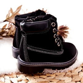 PA1 Stivali Trappers per bambini Neri Milos H-50A/C nero 1