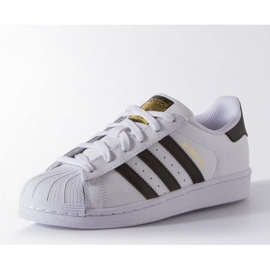 Adidas Originals Superstar Fundation Jr C77154 scarpe bianco 1