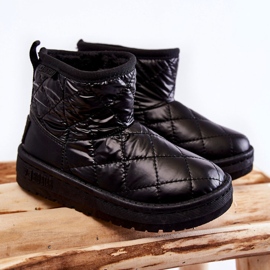 Stivali da neve caldi neri per bambini Big Star KK374242 nero 1