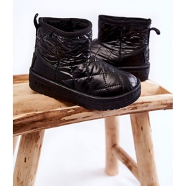 Stivali da neve caldi neri per bambini Big Star KK374242 nero 2