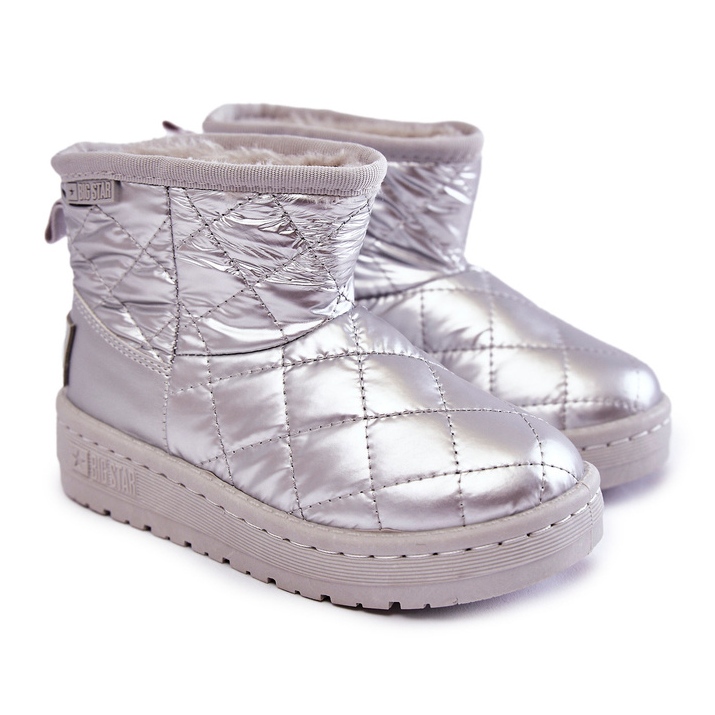 Stivali da neve caldi per bambini Big Star KK374241 Argento 1
