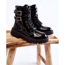 Stivali laccati per bambini Big Star KK374131 Nero 1